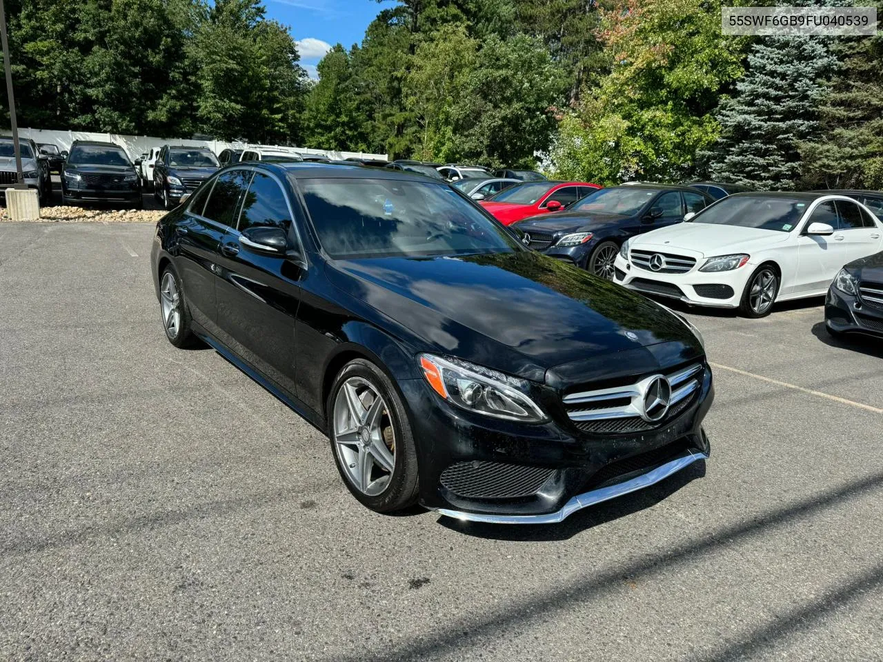 2015 Mercedes-Benz C 400 4Matic VIN: 55SWF6GB9FU040539 Lot: 69976024