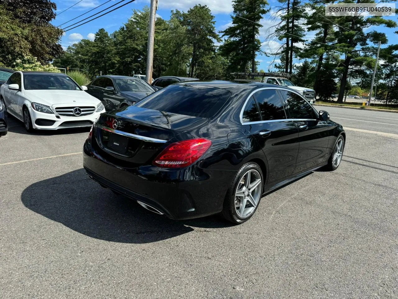 2015 Mercedes-Benz C 400 4Matic VIN: 55SWF6GB9FU040539 Lot: 69976024