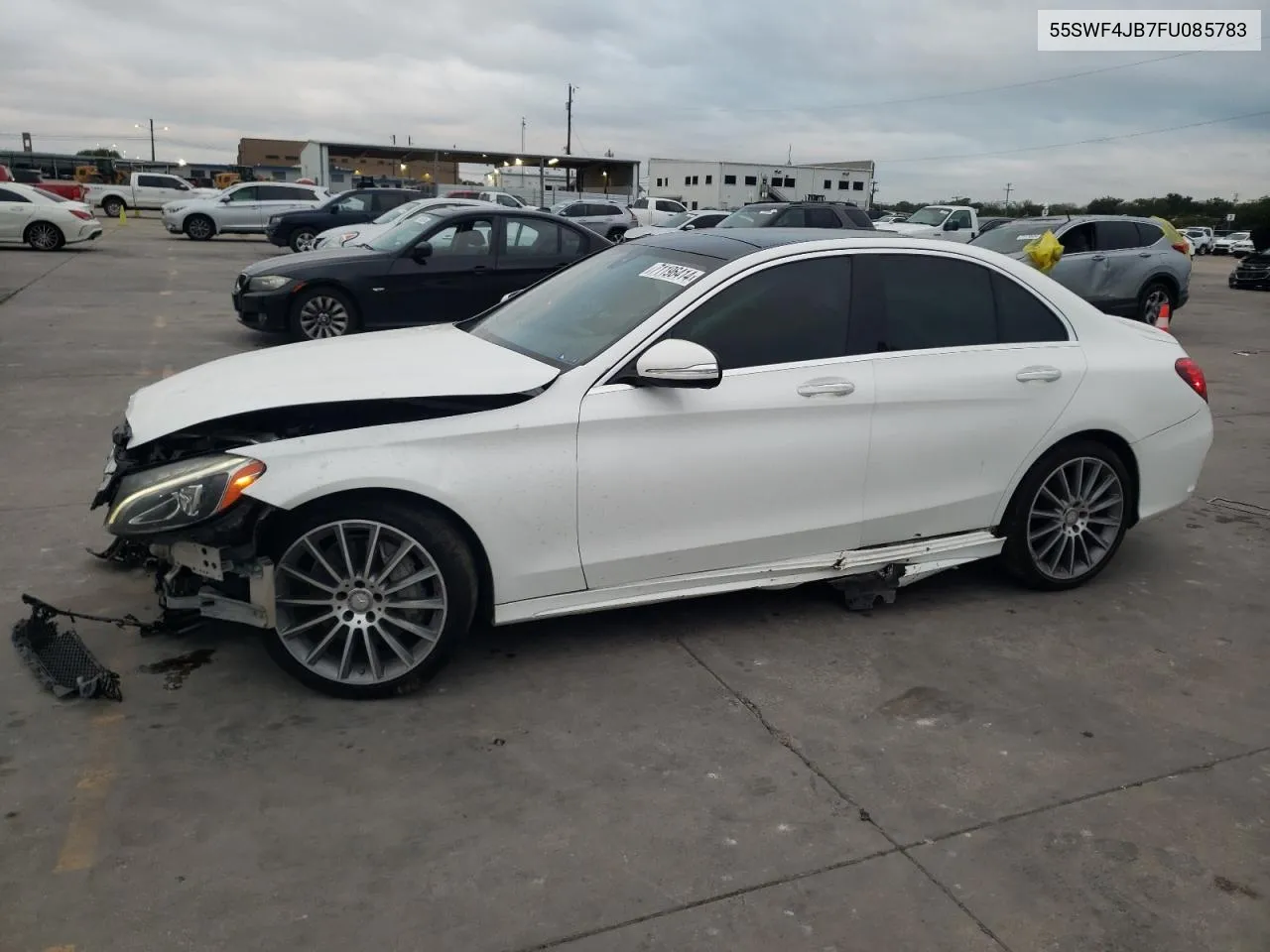 2015 Mercedes-Benz C 300 VIN: 55SWF4JB7FU085783 Lot: 71196414