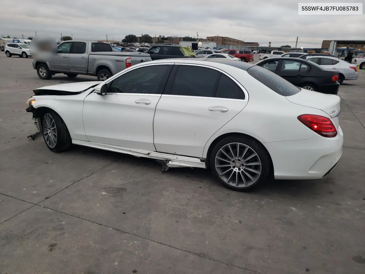 2015 Mercedes-Benz C 300 VIN: 55SWF4JB7FU085783 Lot: 71196414