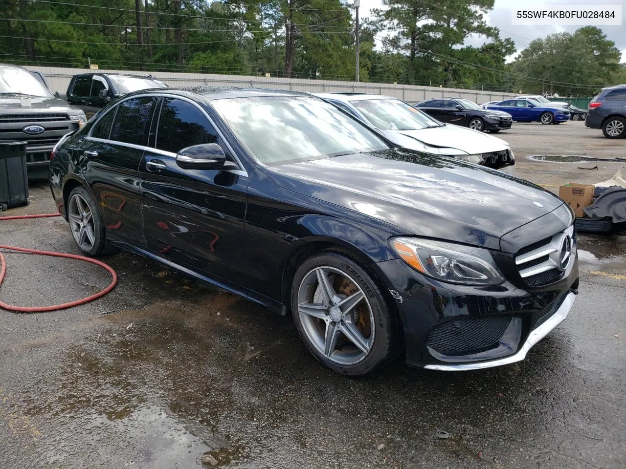 2015 Mercedes-Benz C 300 4Matic VIN: 55SWF4KB0FU028484 Lot: 71446194