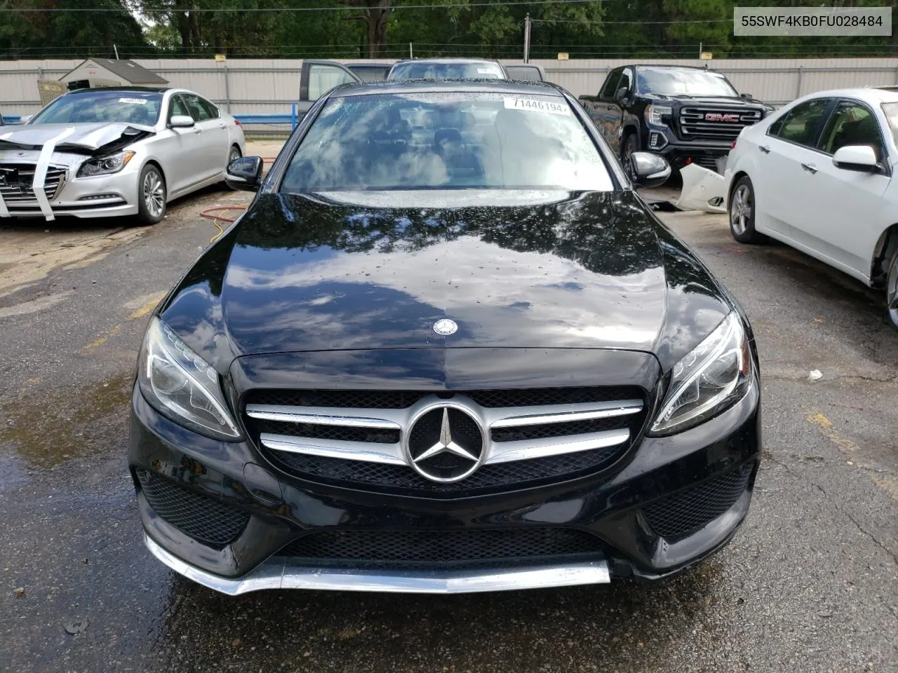 2015 Mercedes-Benz C 300 4Matic VIN: 55SWF4KB0FU028484 Lot: 71446194