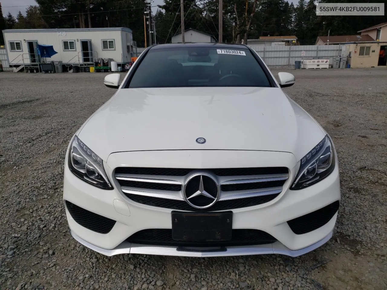 2015 Mercedes-Benz C 300 4Matic VIN: 55SWF4KB2FU009581 Lot: 71803024