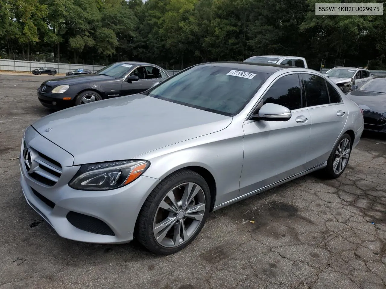 2015 Mercedes-Benz C 300 4Matic VIN: 55SWF4KB2FU029975 Lot: 72160374