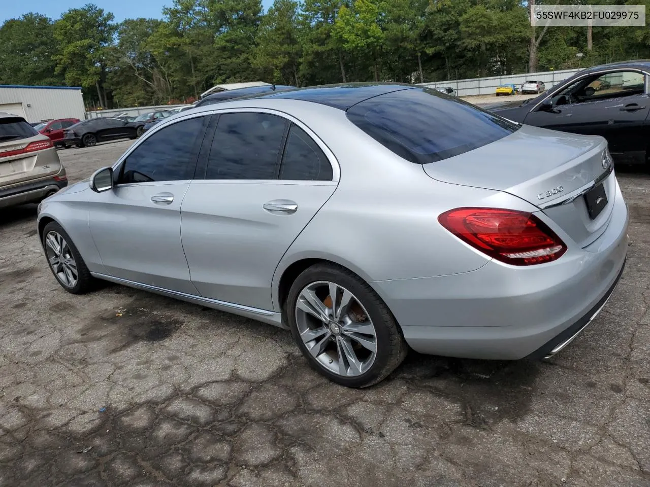 2015 Mercedes-Benz C 300 4Matic VIN: 55SWF4KB2FU029975 Lot: 72160374