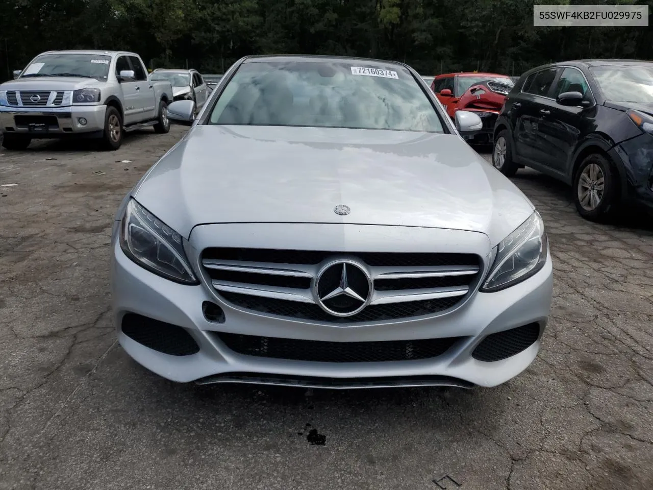 2015 Mercedes-Benz C 300 4Matic VIN: 55SWF4KB2FU029975 Lot: 72160374