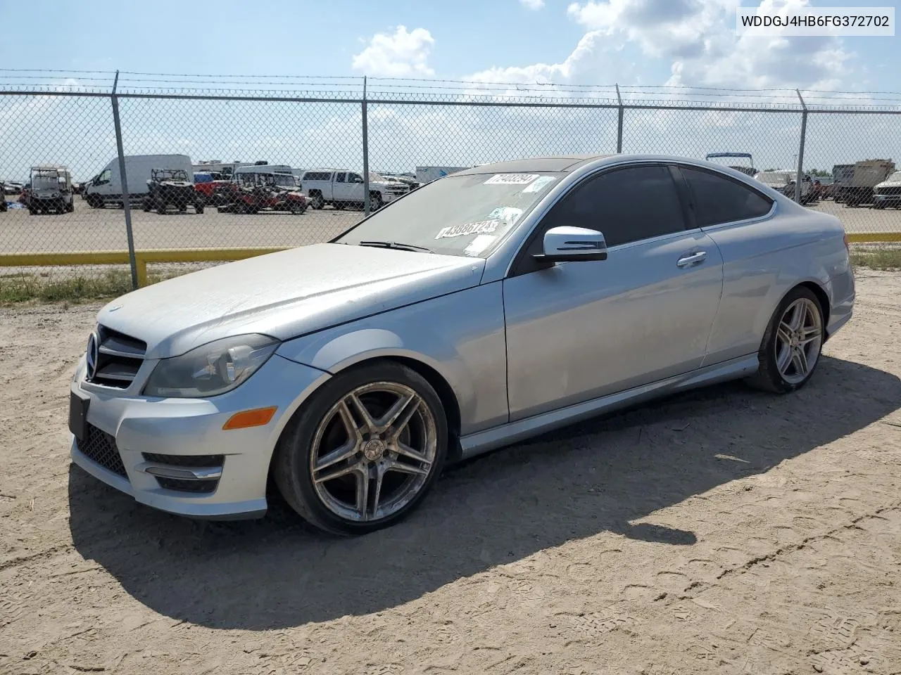 2015 Mercedes-Benz C 250 VIN: WDDGJ4HB6FG372702 Lot: 72403294