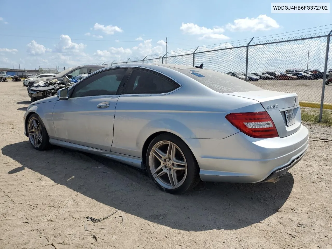 2015 Mercedes-Benz C 250 VIN: WDDGJ4HB6FG372702 Lot: 72403294