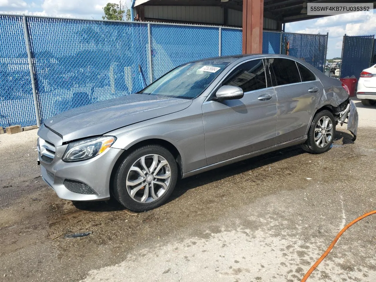 2015 Mercedes-Benz C 300 4Matic VIN: 55SWF4KB7FU035352 Lot: 72529984