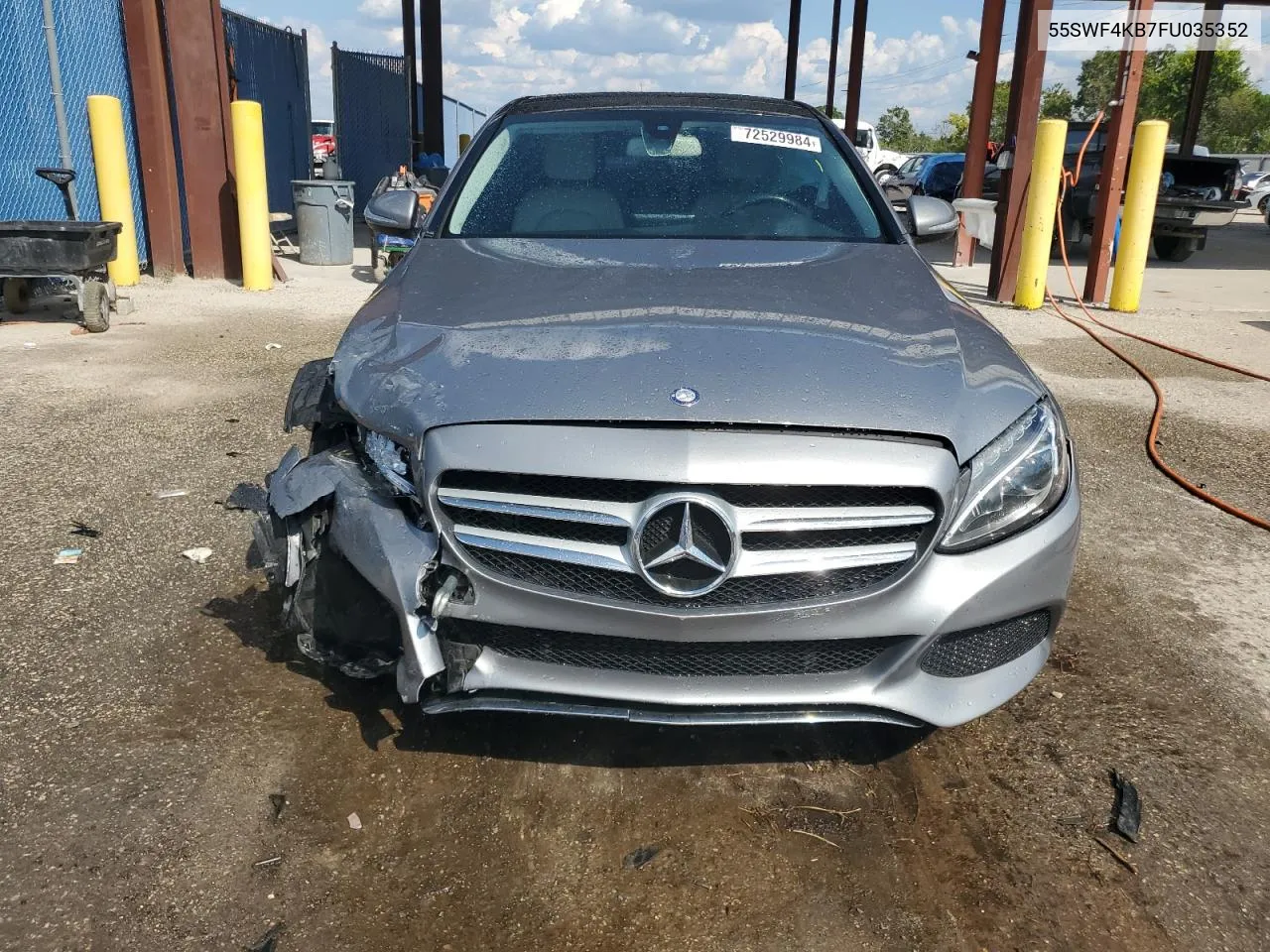 2015 Mercedes-Benz C 300 4Matic VIN: 55SWF4KB7FU035352 Lot: 72529984