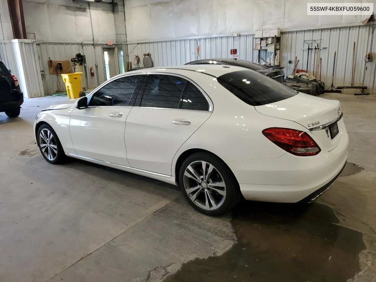 2015 Mercedes-Benz C 300 4Matic VIN: 55SWF4KBXFU059600 Lot: 72583544