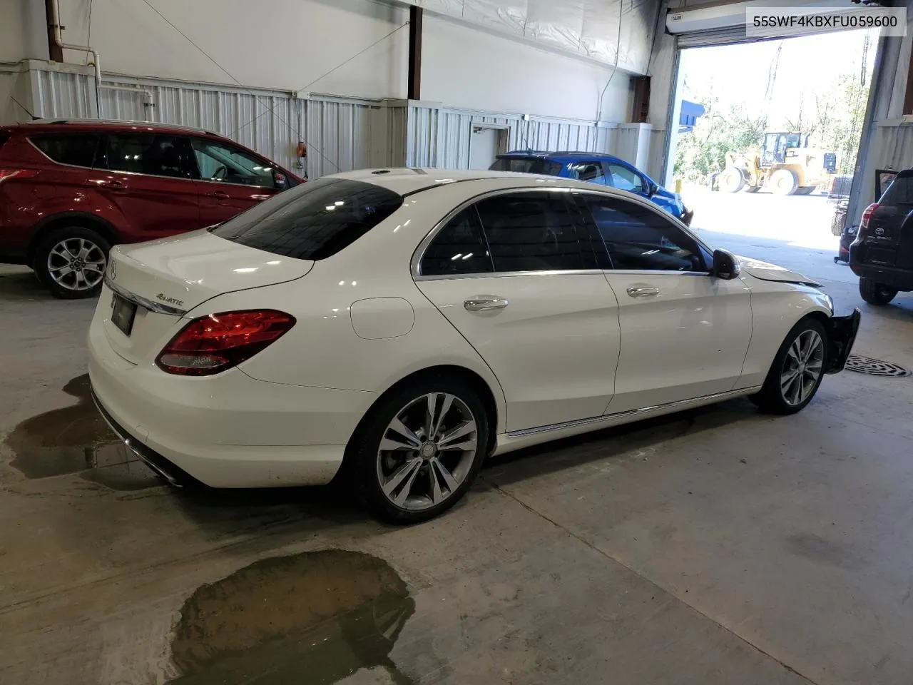 2015 Mercedes-Benz C 300 4Matic VIN: 55SWF4KBXFU059600 Lot: 72583544