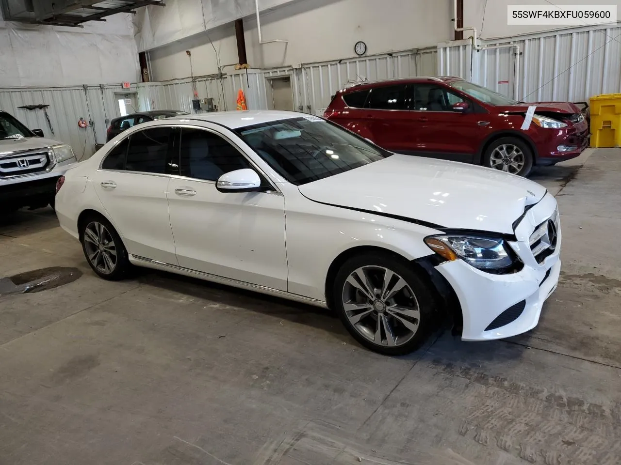 2015 Mercedes-Benz C 300 4Matic VIN: 55SWF4KBXFU059600 Lot: 72583544