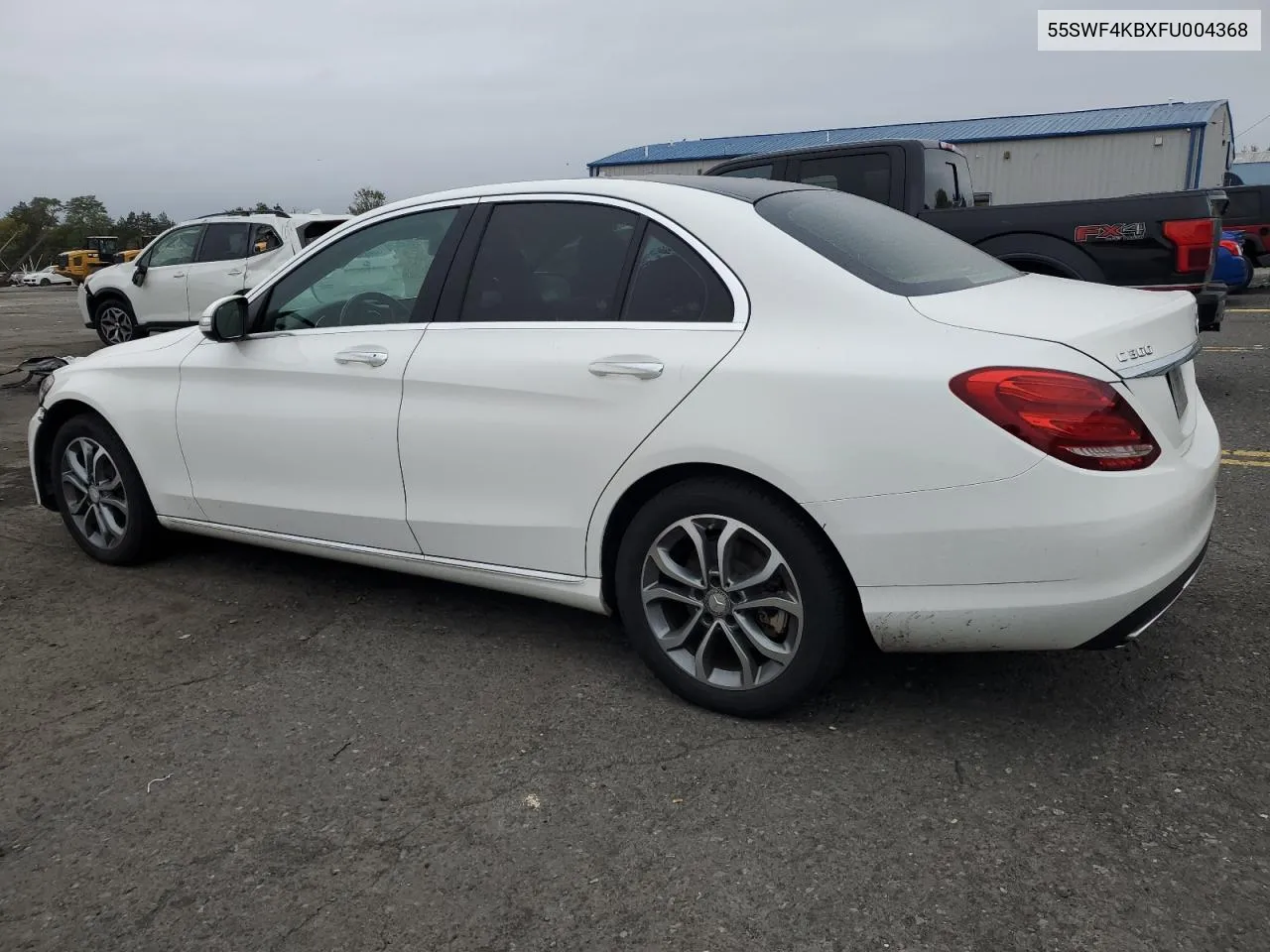 2015 Mercedes-Benz C 300 4Matic VIN: 55SWF4KBXFU004368 Lot: 72933774