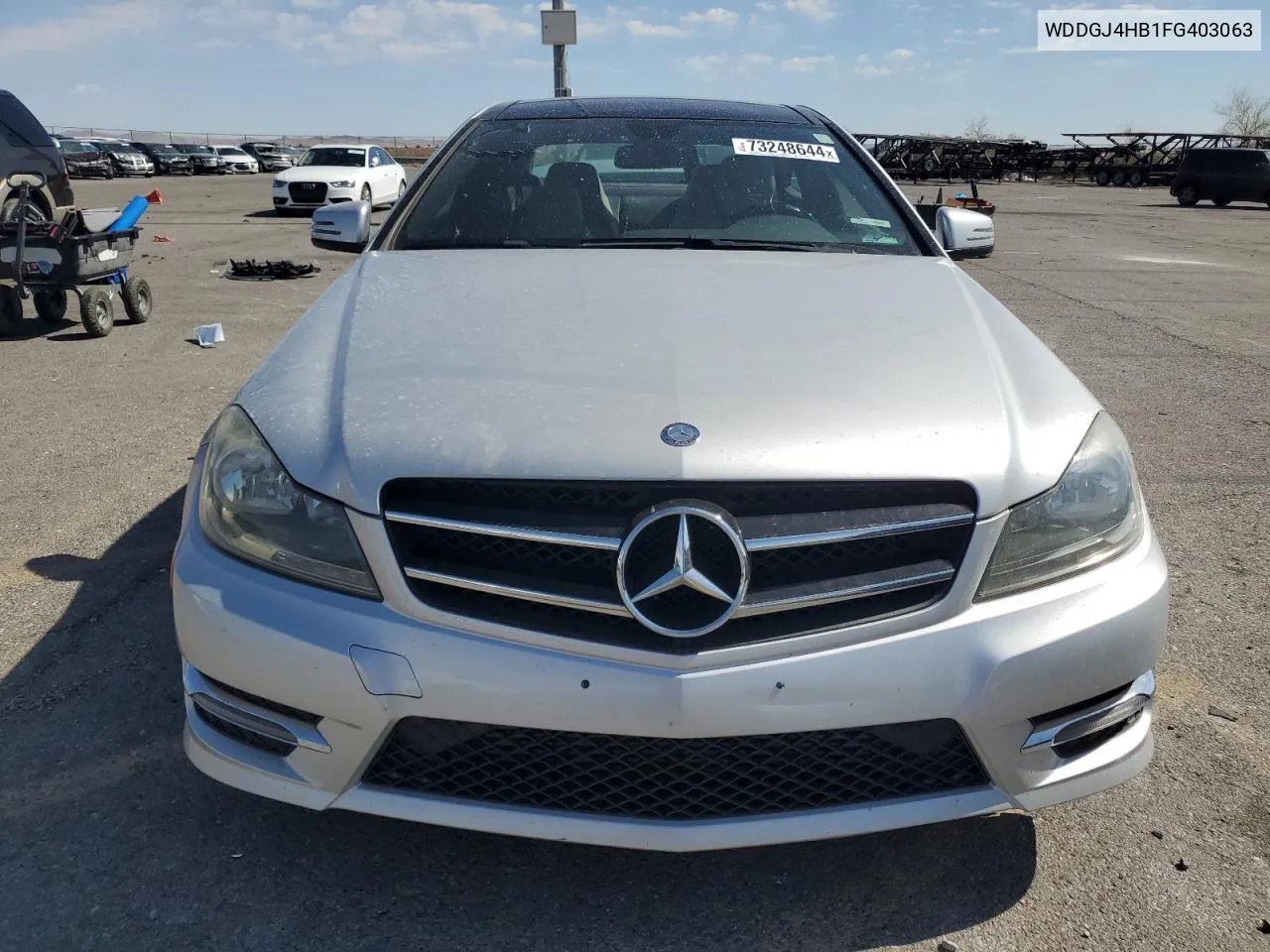 2015 Mercedes-Benz C 250 VIN: WDDGJ4HB1FG403063 Lot: 73248644