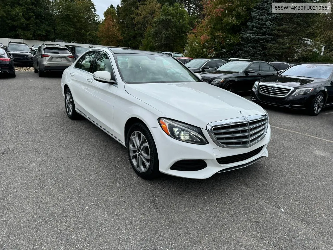 2015 Mercedes-Benz C 300 4Matic VIN: 55SWF4KB0FU021065 Lot: 73476554