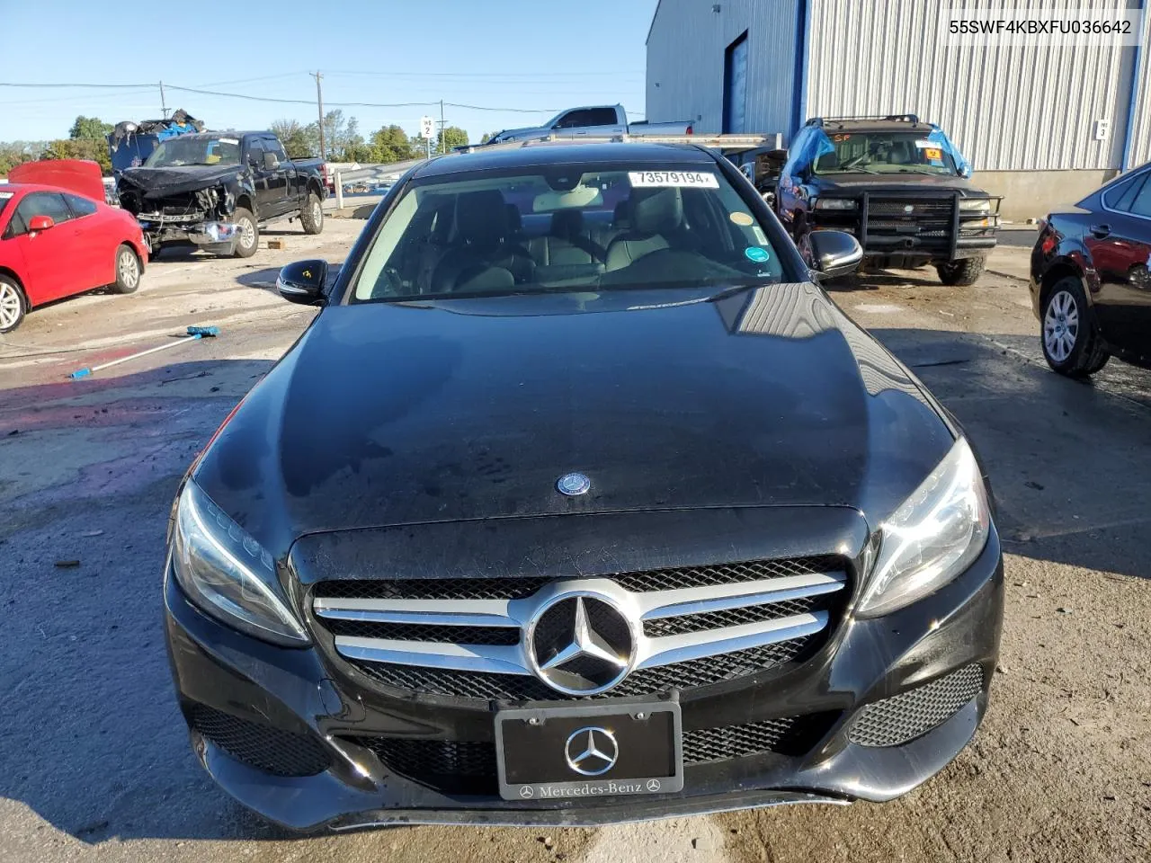 2015 Mercedes-Benz C 300 4Matic VIN: 55SWF4KBXFU036642 Lot: 73579194