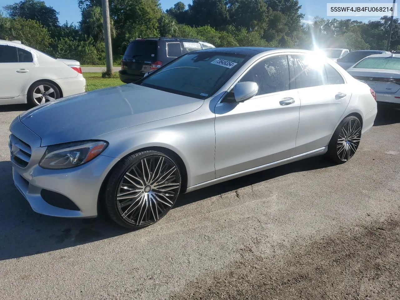 2015 Mercedes-Benz C 300 VIN: 55SWF4JB4FU068214 Lot: 73649354