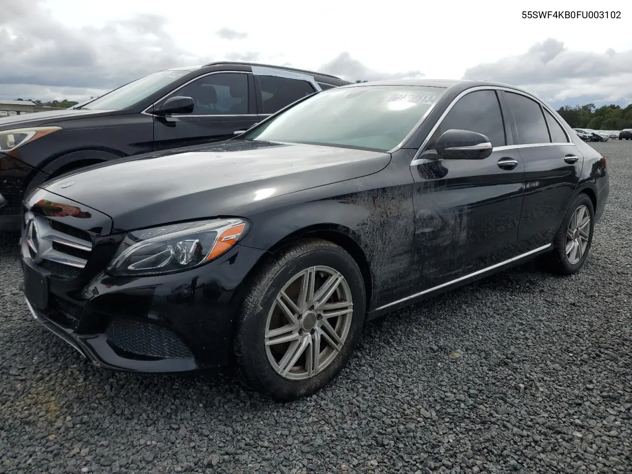 2015 Mercedes-Benz C 300 4Matic VIN: 55SWF4KB0FU003102 Lot: 73845134