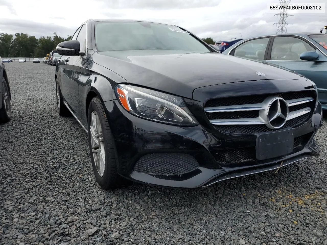 2015 Mercedes-Benz C 300 4Matic VIN: 55SWF4KB0FU003102 Lot: 73845134