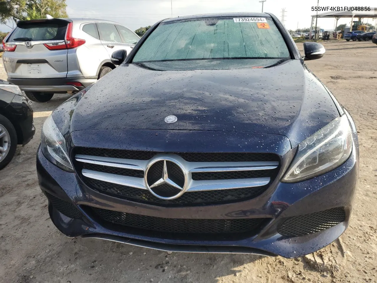 2015 Mercedes-Benz C 300 4Matic VIN: 55SWF4KB1FU048856 Lot: 73924694