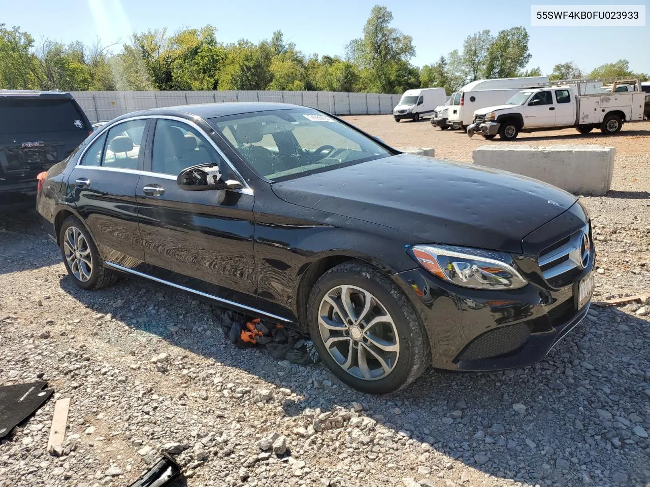 2015 Mercedes-Benz C 300 4Matic VIN: 55SWF4KB0FU023933 Lot: 74058434