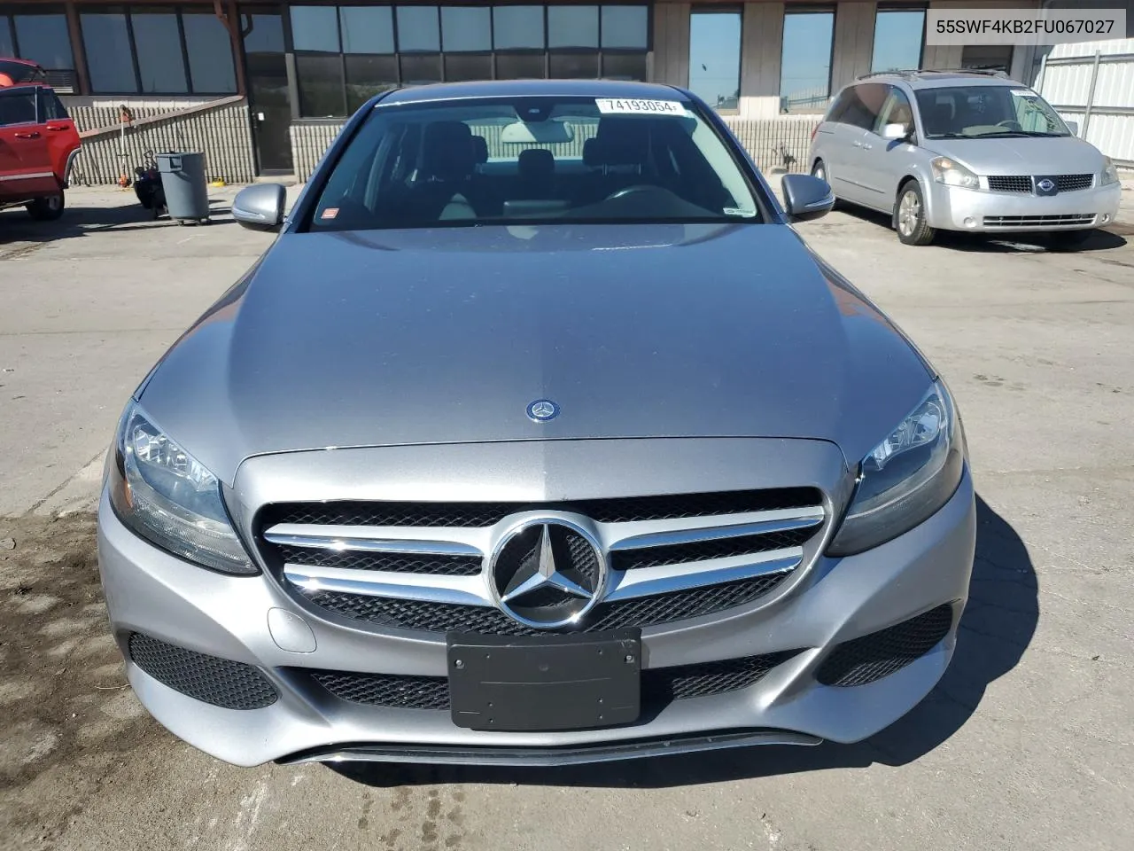 2015 Mercedes-Benz C 300 4Matic VIN: 55SWF4KB2FU067027 Lot: 74193054