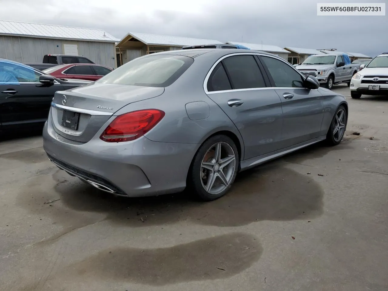 2015 Mercedes-Benz C 400 4Matic VIN: 55SWF6GB8FU027331 Lot: 74259244