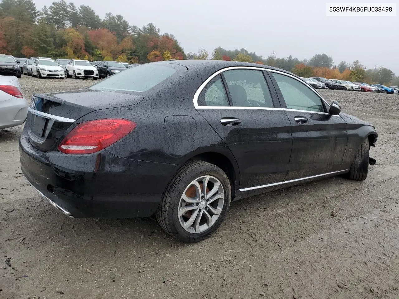 2015 Mercedes-Benz C 300 4Matic VIN: 55SWF4KB6FU038498 Lot: 74561704