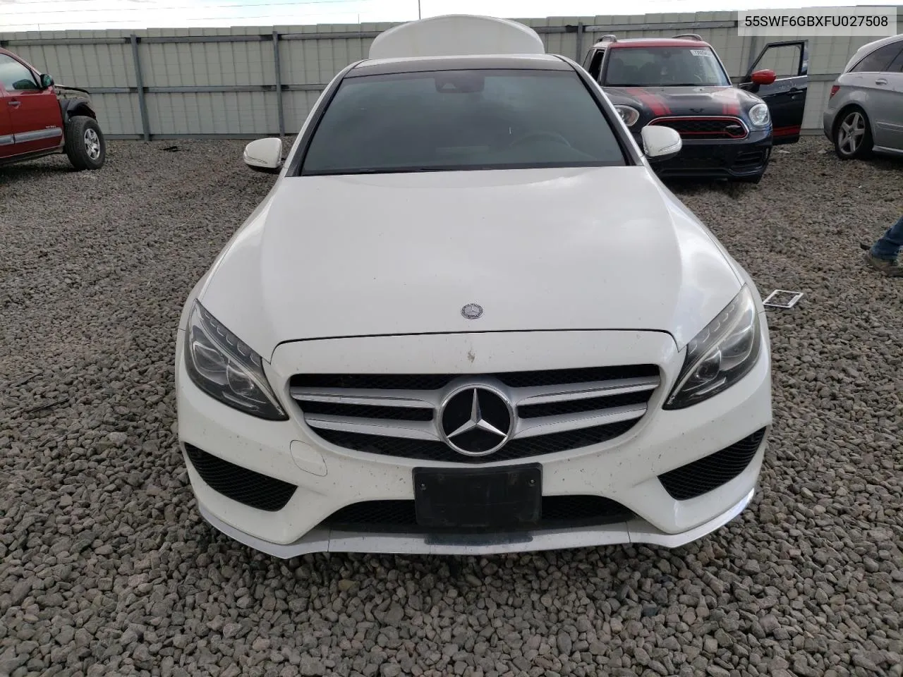 2015 Mercedes-Benz C 400 4Matic VIN: 55SWF6GBXFU027508 Lot: 74713564