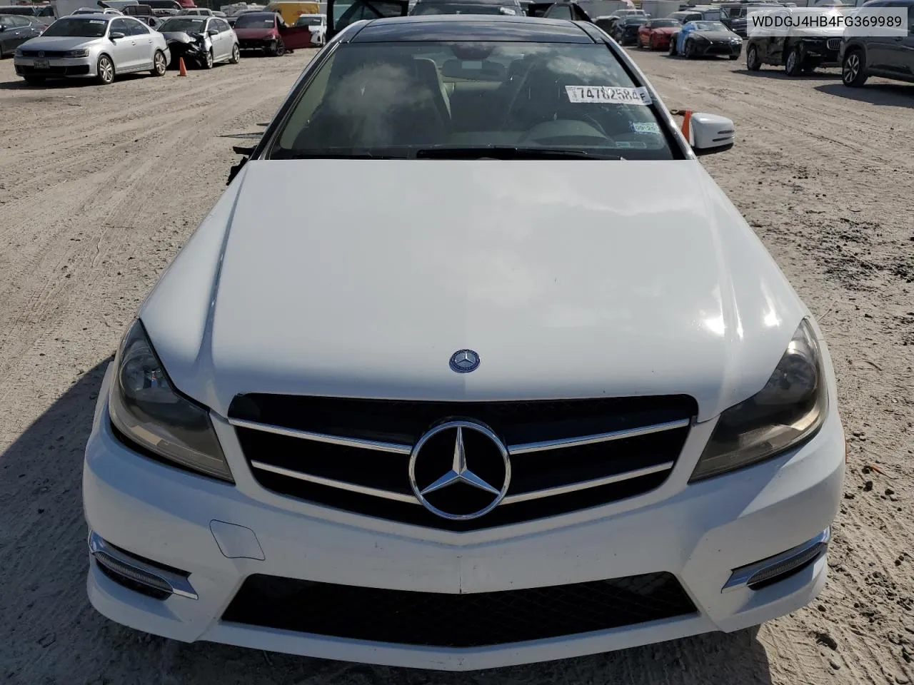 2015 Mercedes-Benz C 250 VIN: WDDGJ4HB4FG369989 Lot: 74782584