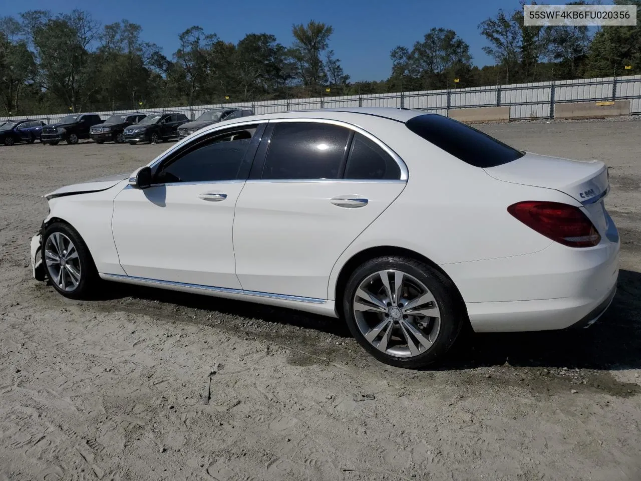 2015 Mercedes-Benz C 300 4Matic VIN: 55SWF4KB6FU020356 Lot: 74890194