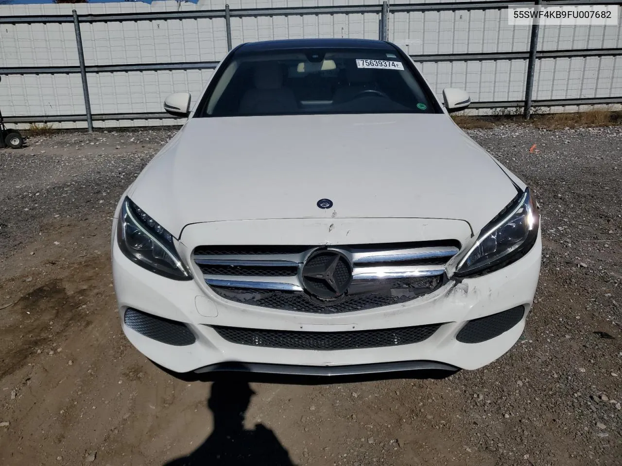 2015 Mercedes-Benz C 300 4Matic VIN: 55SWF4KB9FU007682 Lot: 75639374