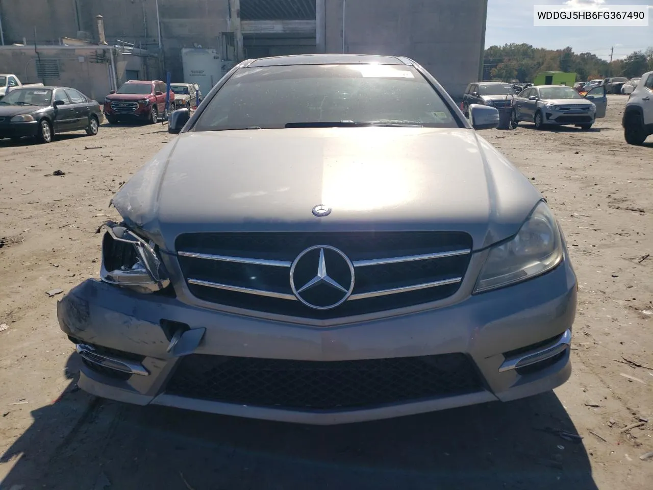 2015 Mercedes-Benz C 350 VIN: WDDGJ5HB6FG367490 Lot: 75811744