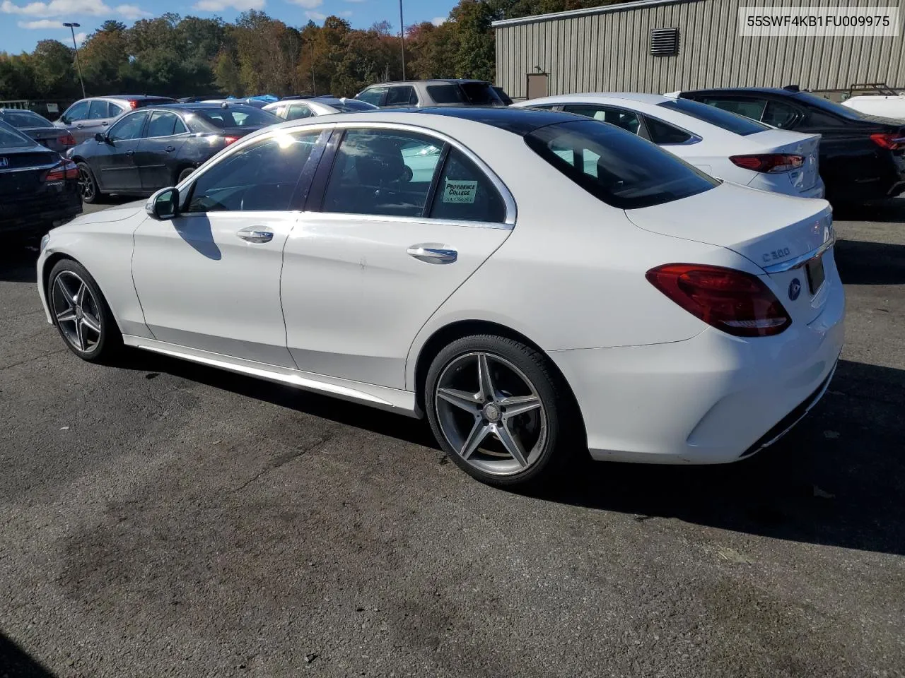 2015 Mercedes-Benz C 300 4Matic VIN: 55SWF4KB1FU009975 Lot: 75874124