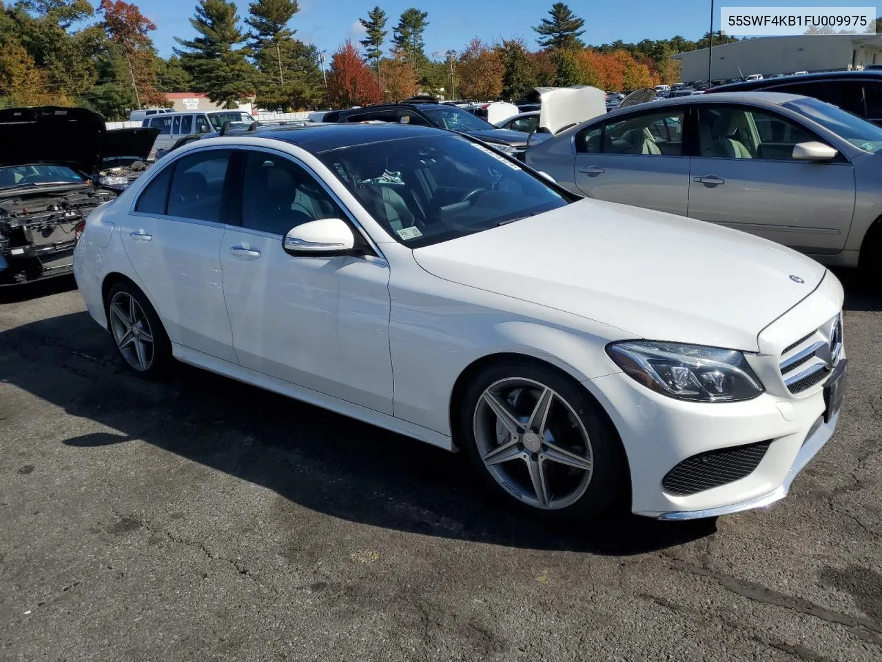 2015 Mercedes-Benz C 300 4Matic VIN: 55SWF4KB1FU009975 Lot: 75874124