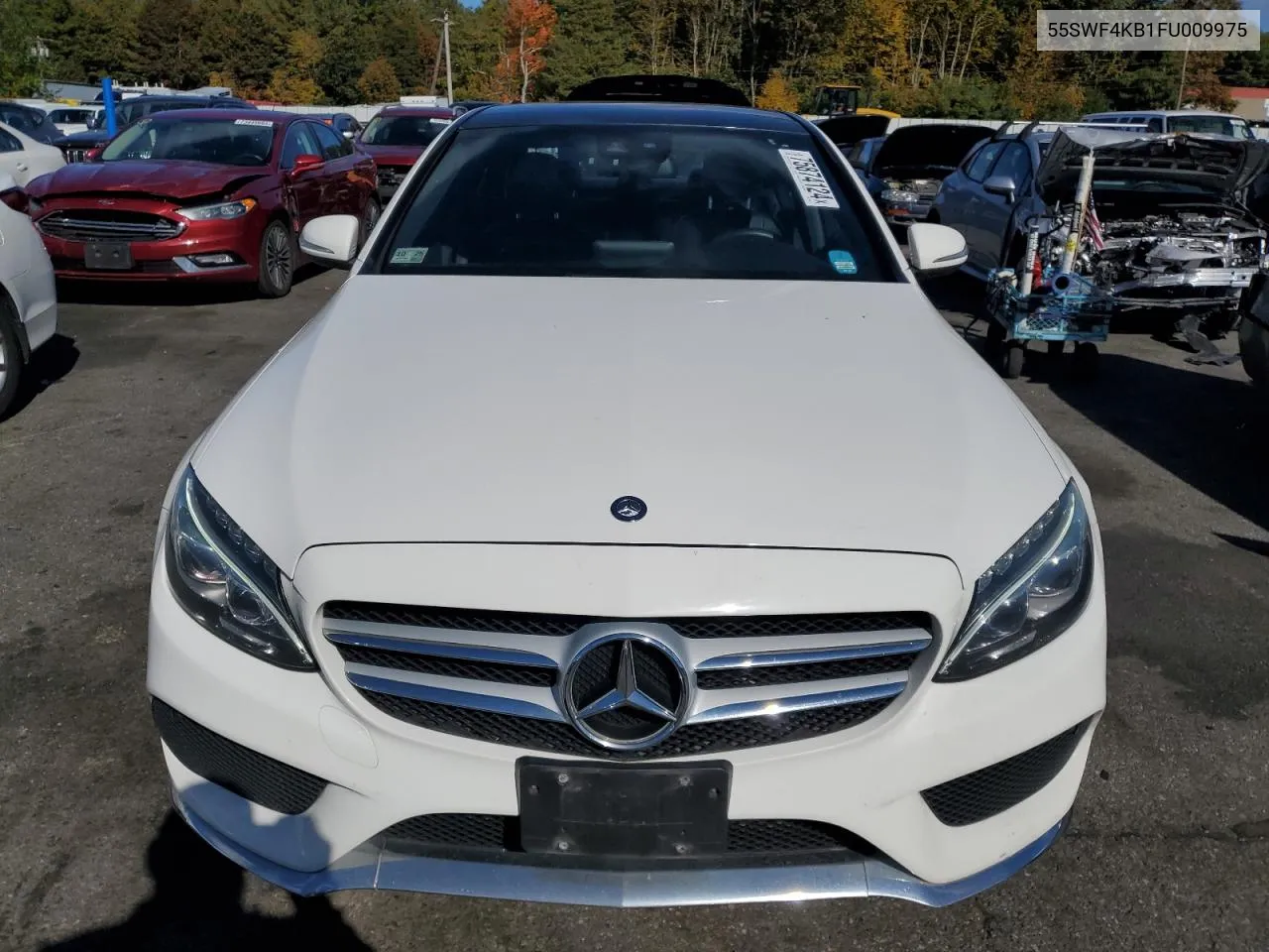 2015 Mercedes-Benz C 300 4Matic VIN: 55SWF4KB1FU009975 Lot: 75874124