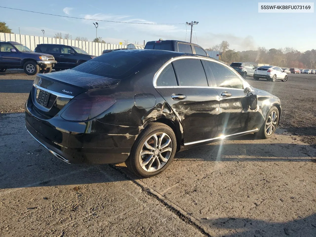 2015 Mercedes-Benz C 300 4Matic VIN: 55SWF4KB8FU073169 Lot: 76124884