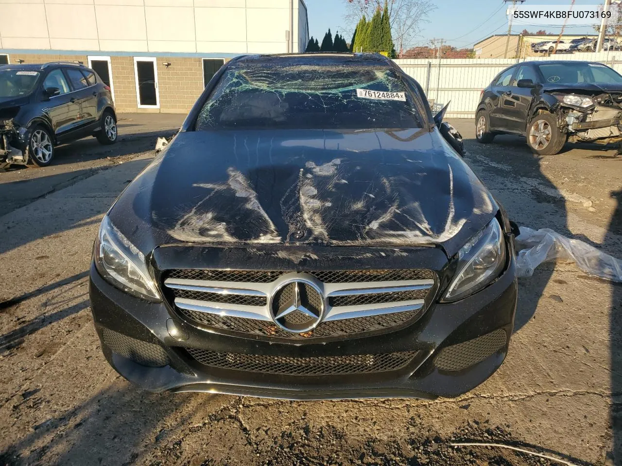 2015 Mercedes-Benz C 300 4Matic VIN: 55SWF4KB8FU073169 Lot: 76124884