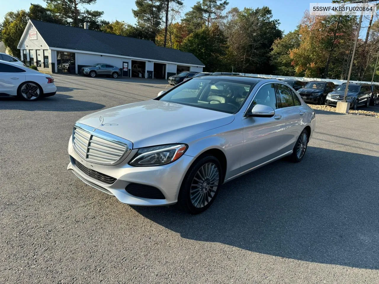 2015 Mercedes-Benz C 300 4Matic VIN: 55SWF4KB3FU020864 Lot: 76246204