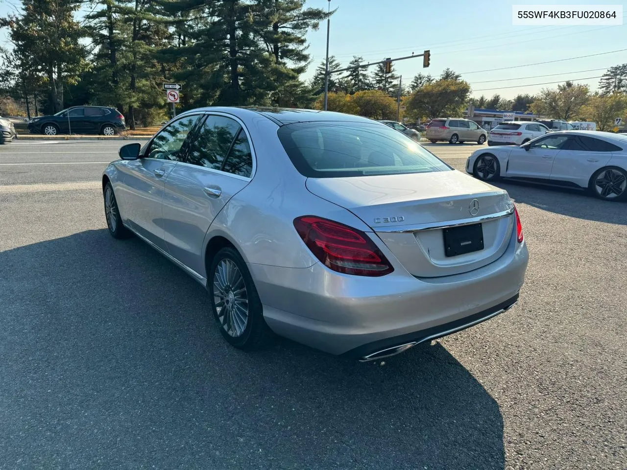 2015 Mercedes-Benz C 300 4Matic VIN: 55SWF4KB3FU020864 Lot: 76246204