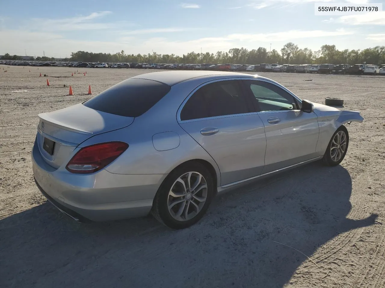 2015 Mercedes-Benz C 300 VIN: 55SWF4JB7FU071978 Lot: 76603384