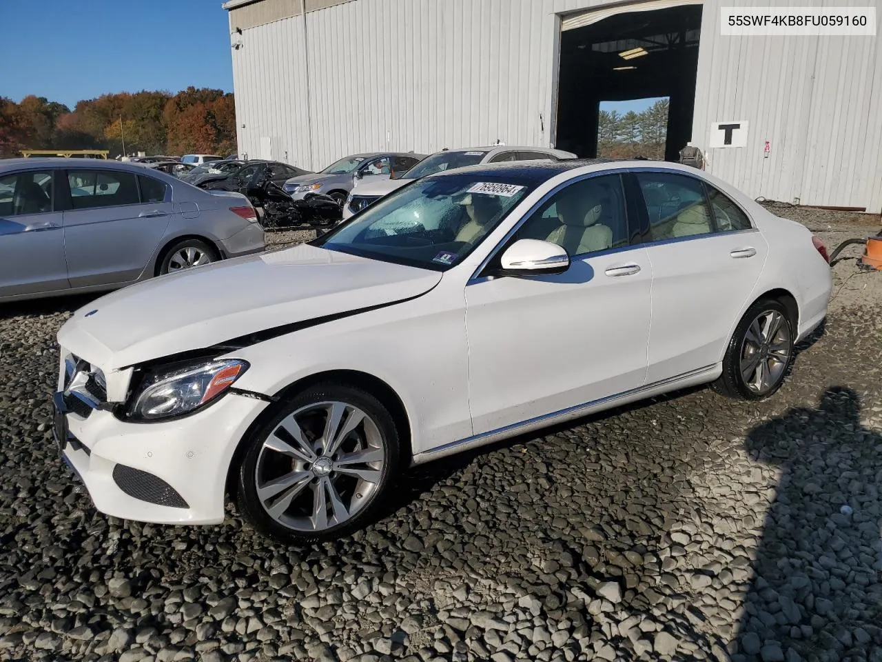 2015 Mercedes-Benz C 300 4Matic VIN: 55SWF4KB8FU059160 Lot: 76950964