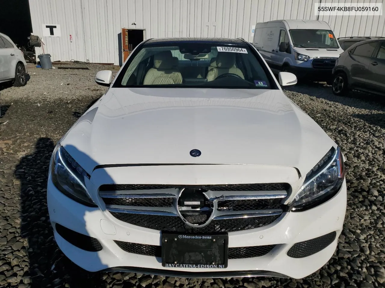 2015 Mercedes-Benz C 300 4Matic VIN: 55SWF4KB8FU059160 Lot: 76950964