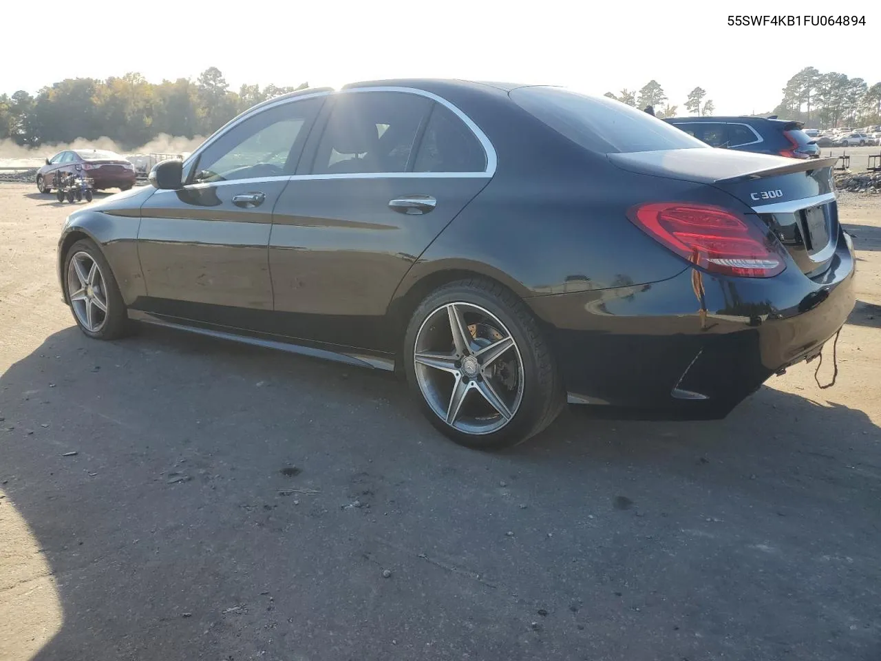 2015 Mercedes-Benz C 300 4Matic VIN: 55SWF4KB1FU064894 Lot: 77068884