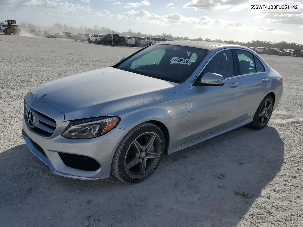 2015 Mercedes-Benz C 300 VIN: 55SWF4JB8FU051142 Lot: 77269244