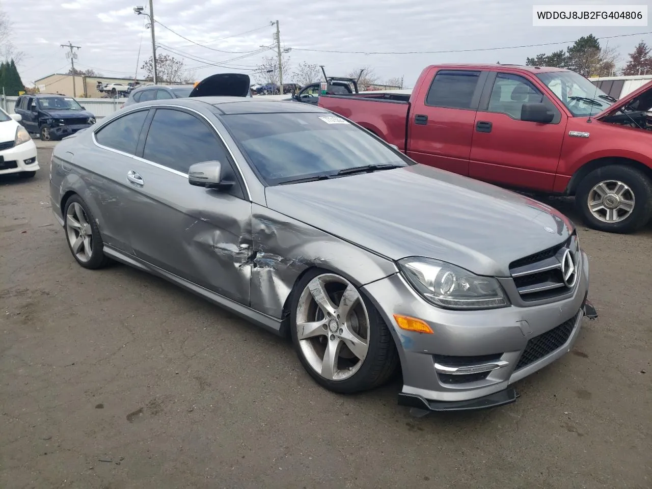 2015 Mercedes-Benz C 350 4Matic VIN: WDDGJ8JB2FG404806 Lot: 77315624