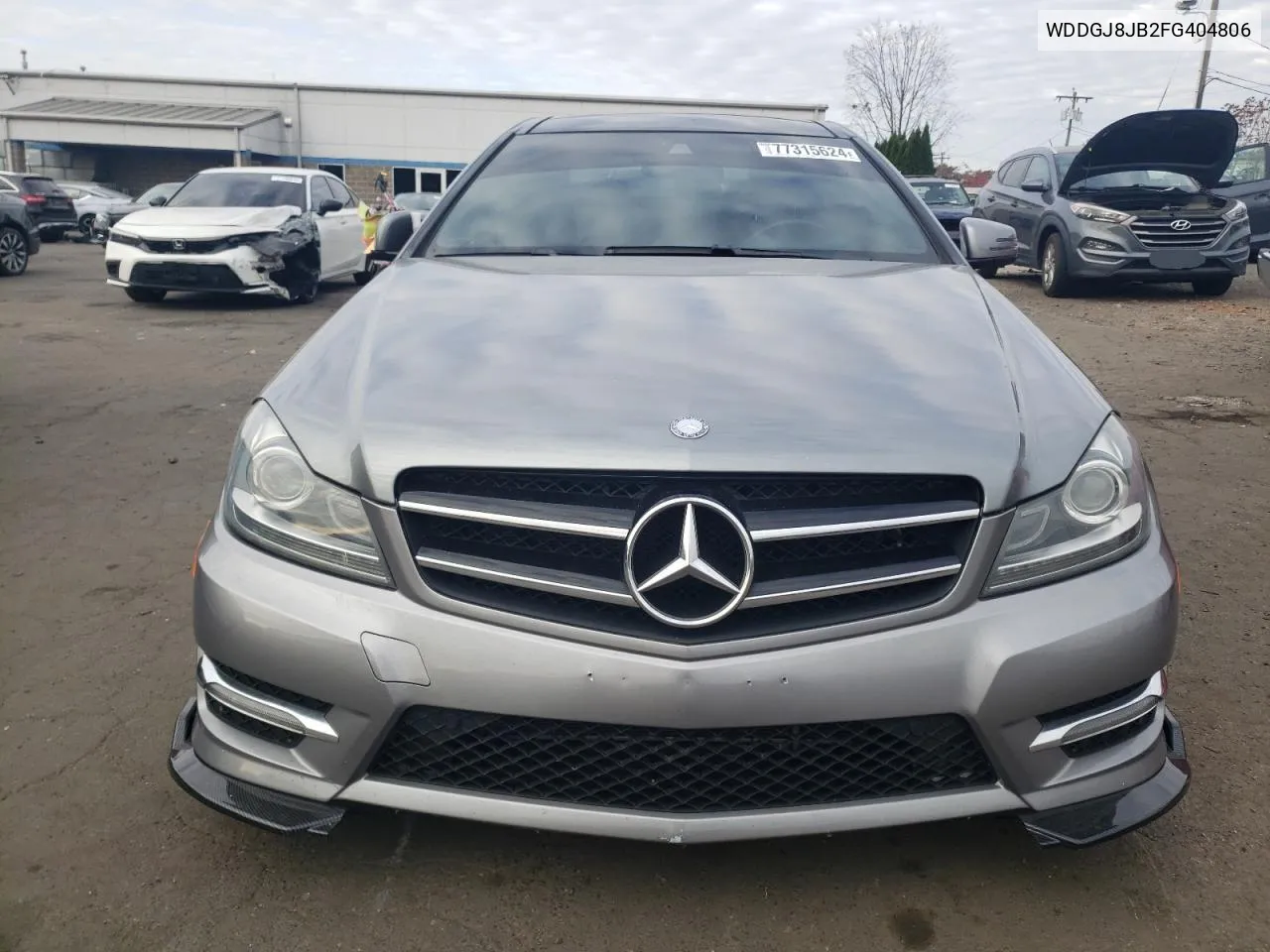 2015 Mercedes-Benz C 350 4Matic VIN: WDDGJ8JB2FG404806 Lot: 77315624