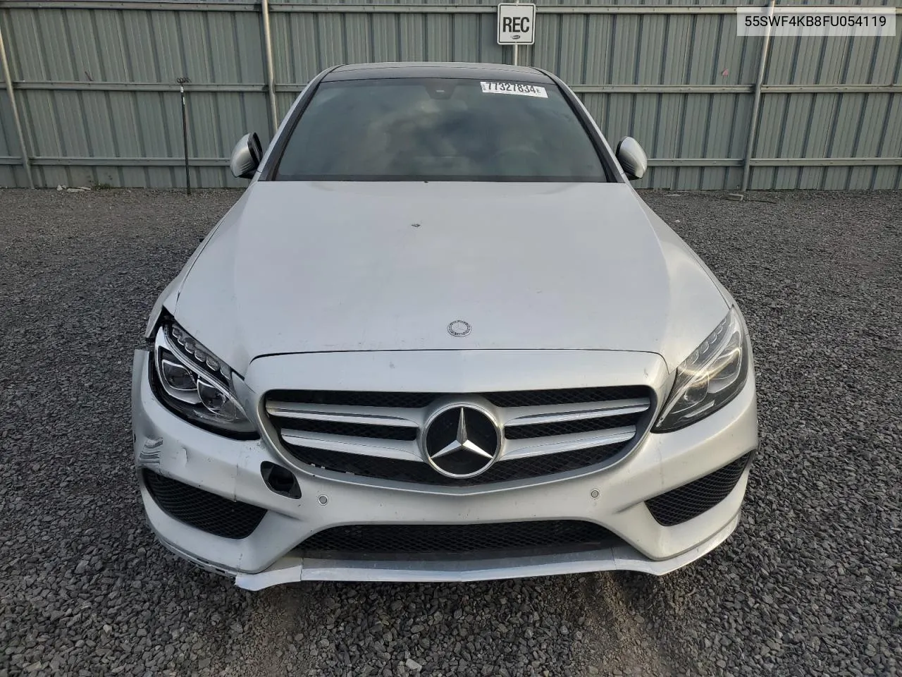 2015 Mercedes-Benz C 300 4Matic VIN: 55SWF4KB8FU054119 Lot: 77327834