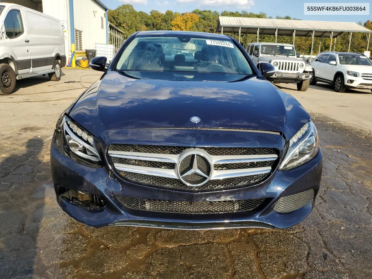 2015 Mercedes-Benz C 300 4Matic VIN: 55SWF4KB6FU003864 Lot: 77342244